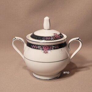 Noritake Etienne 7260 Sugar Bowl with Lid NEW!